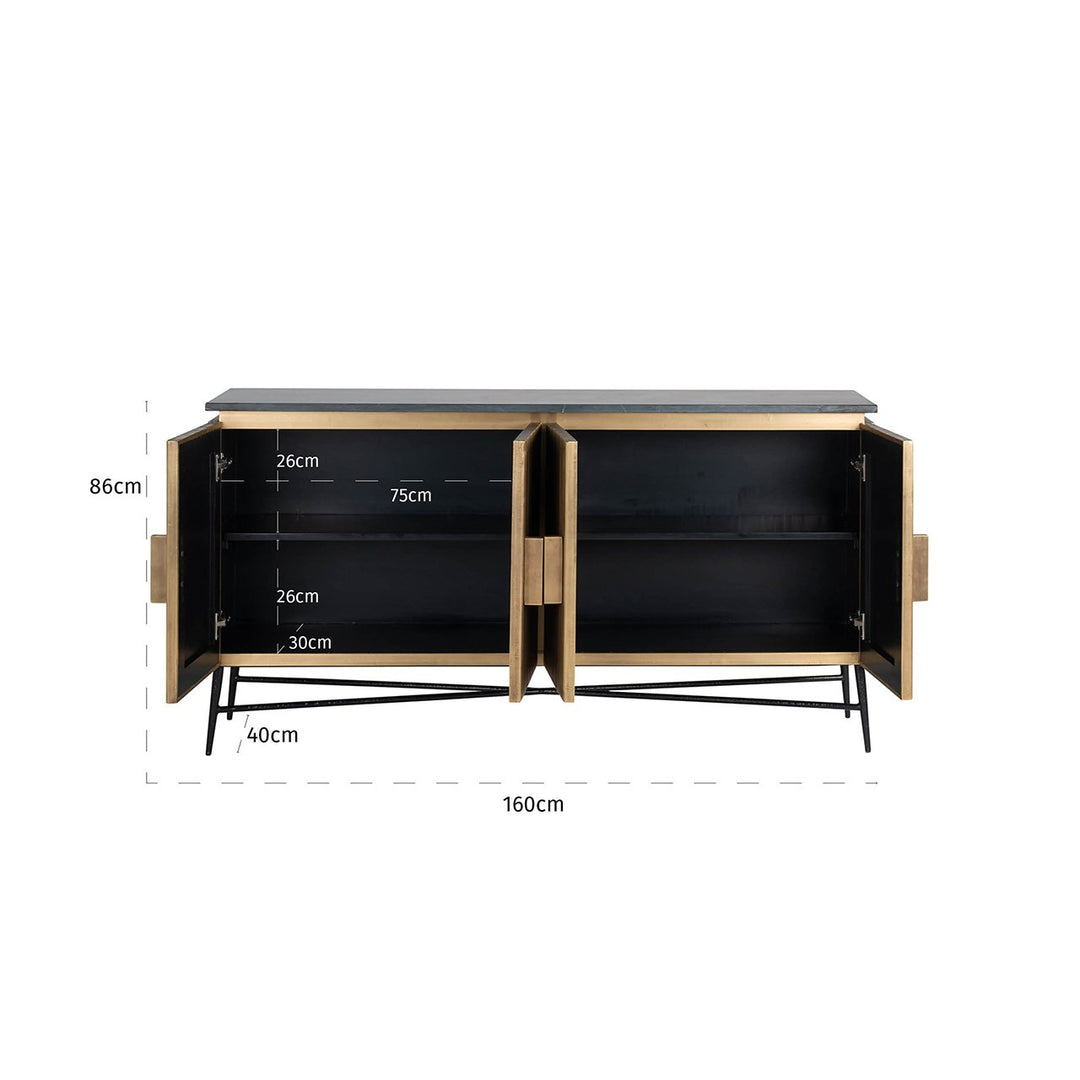Dressoir Ironville gold