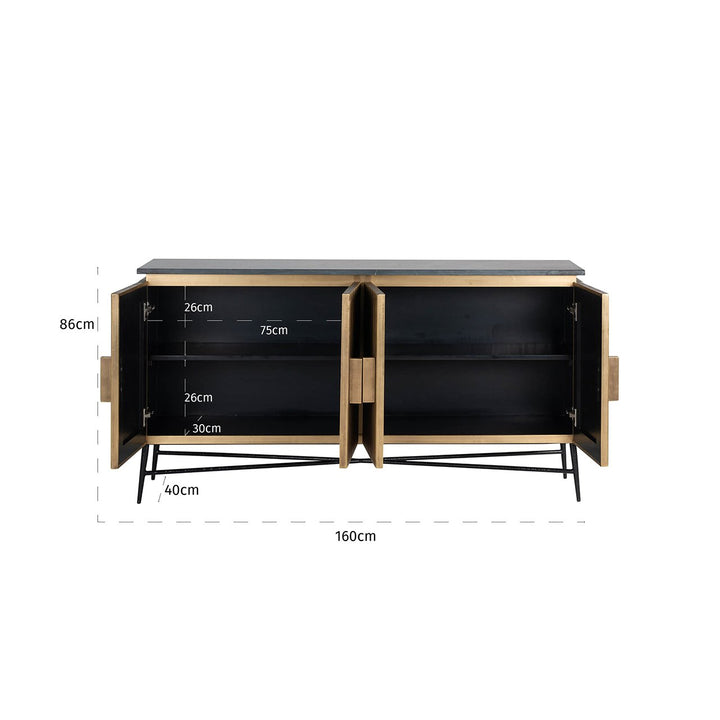 Dressoir Ironville gold