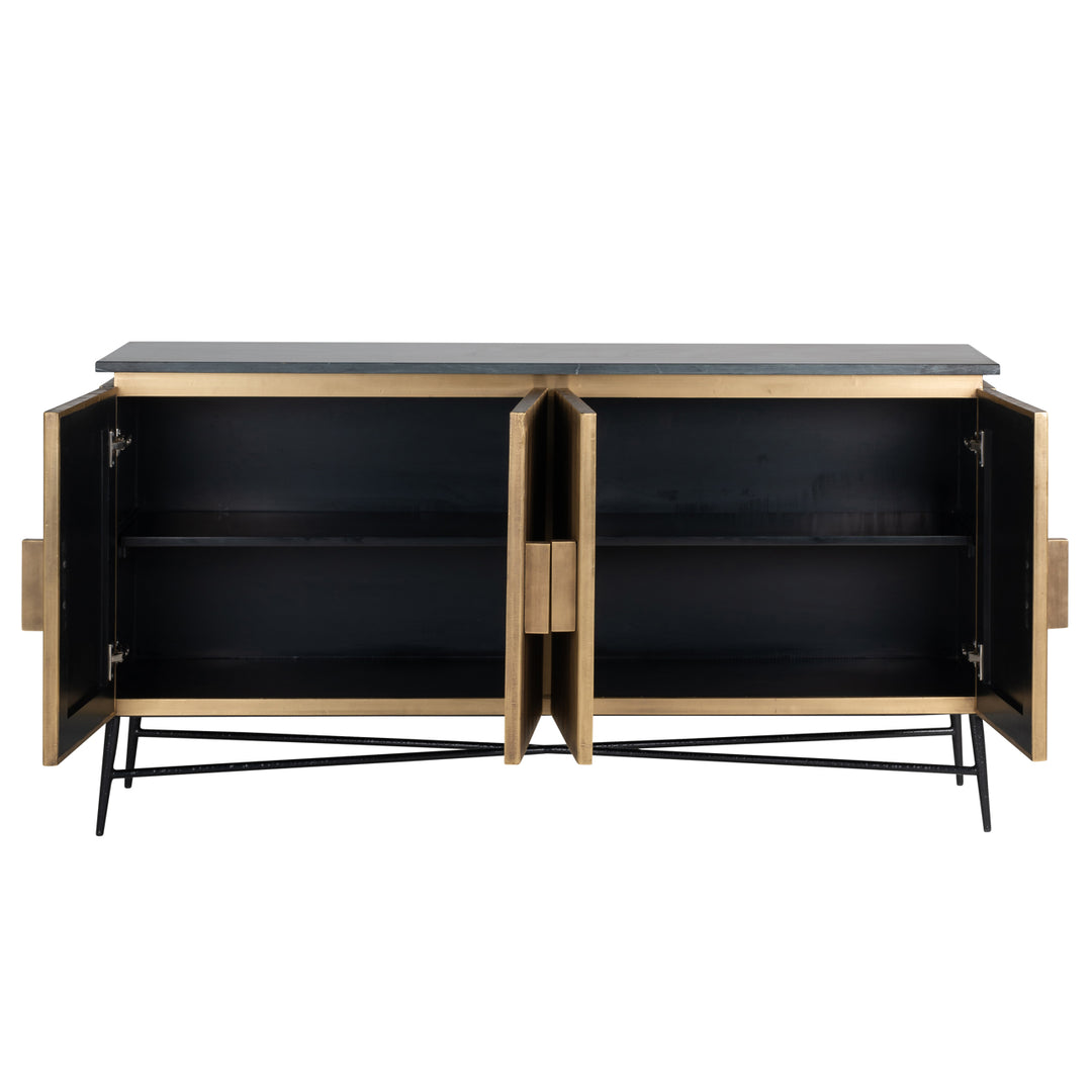 Richmond Dressoir Ironville, goudkleurig - productweergave | CéJor Wonen