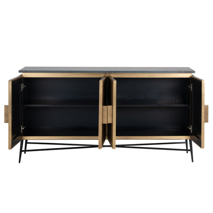 Richmond Dressoir Ironville, goudkleurig - productweergave | CéJor Wonen