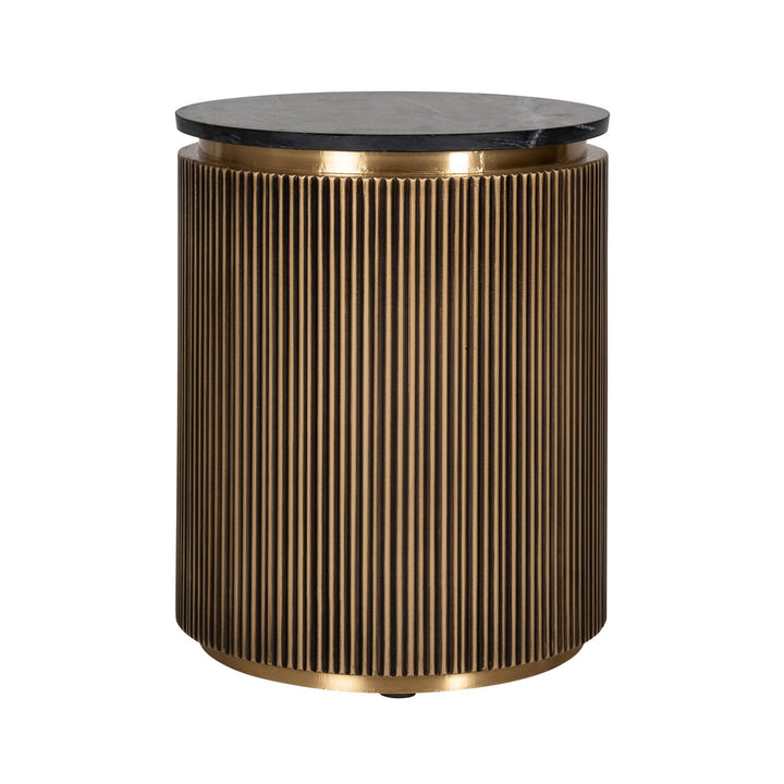 Side table Ironville gold 50Ø