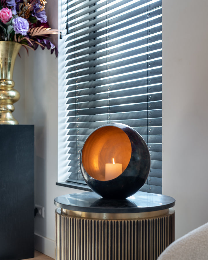 Side table Ironville gold 50Ø