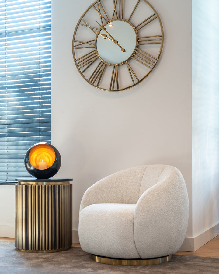 Side table Ironville gold 50Ø