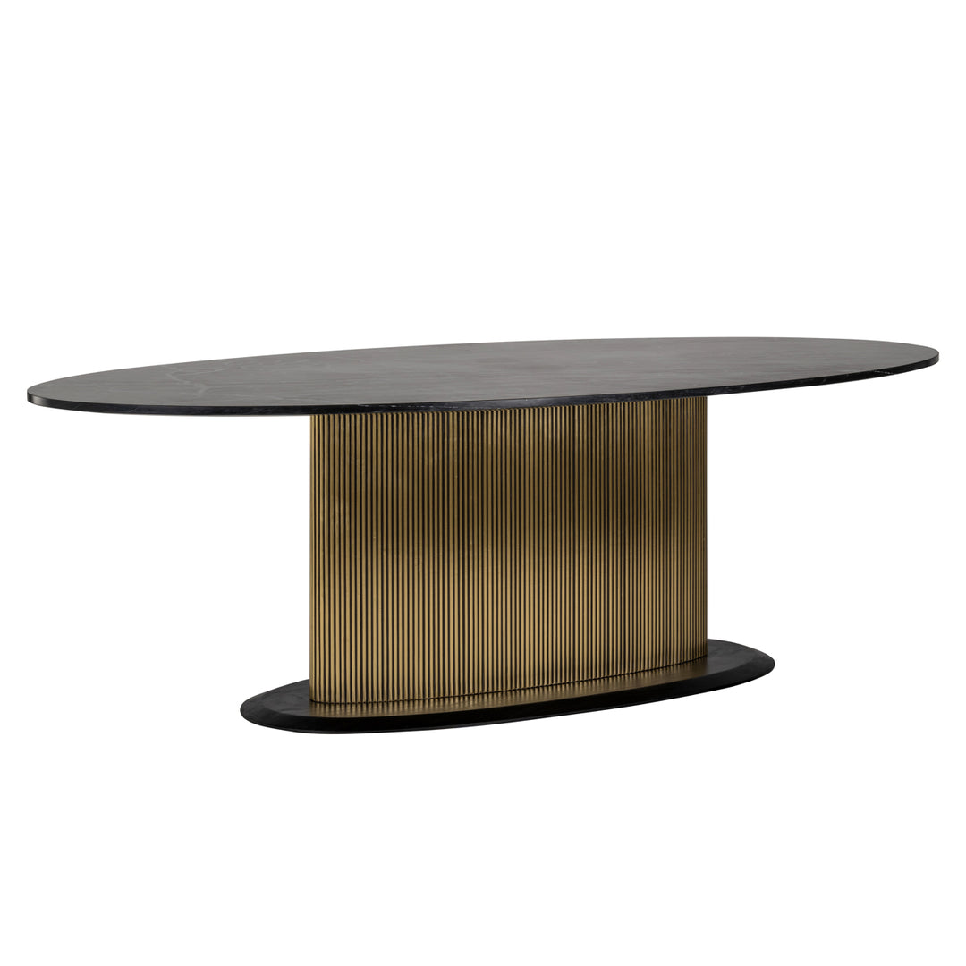 Richmond Eettafel Ironville Goud Ovaal 235cm