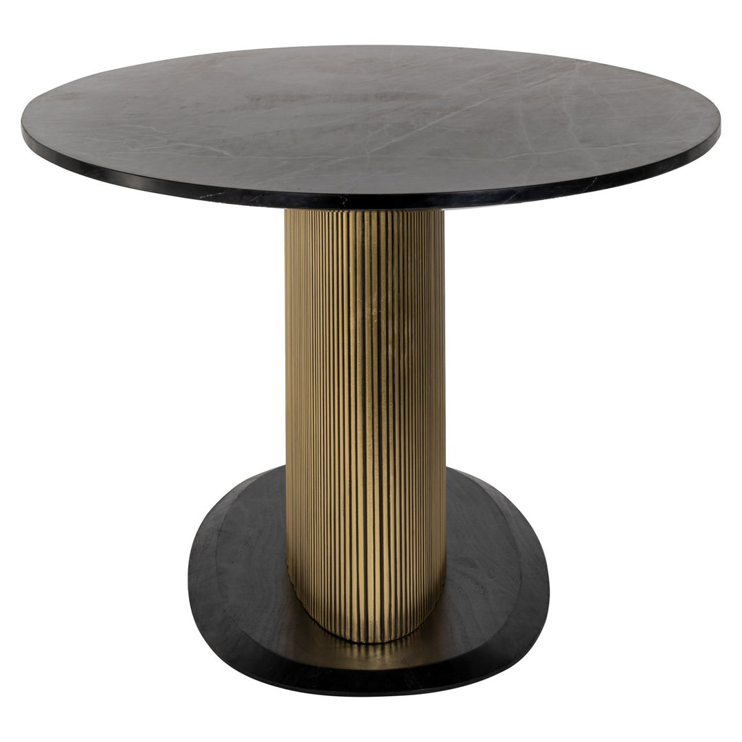 Eettafel Ironville gold oval 235