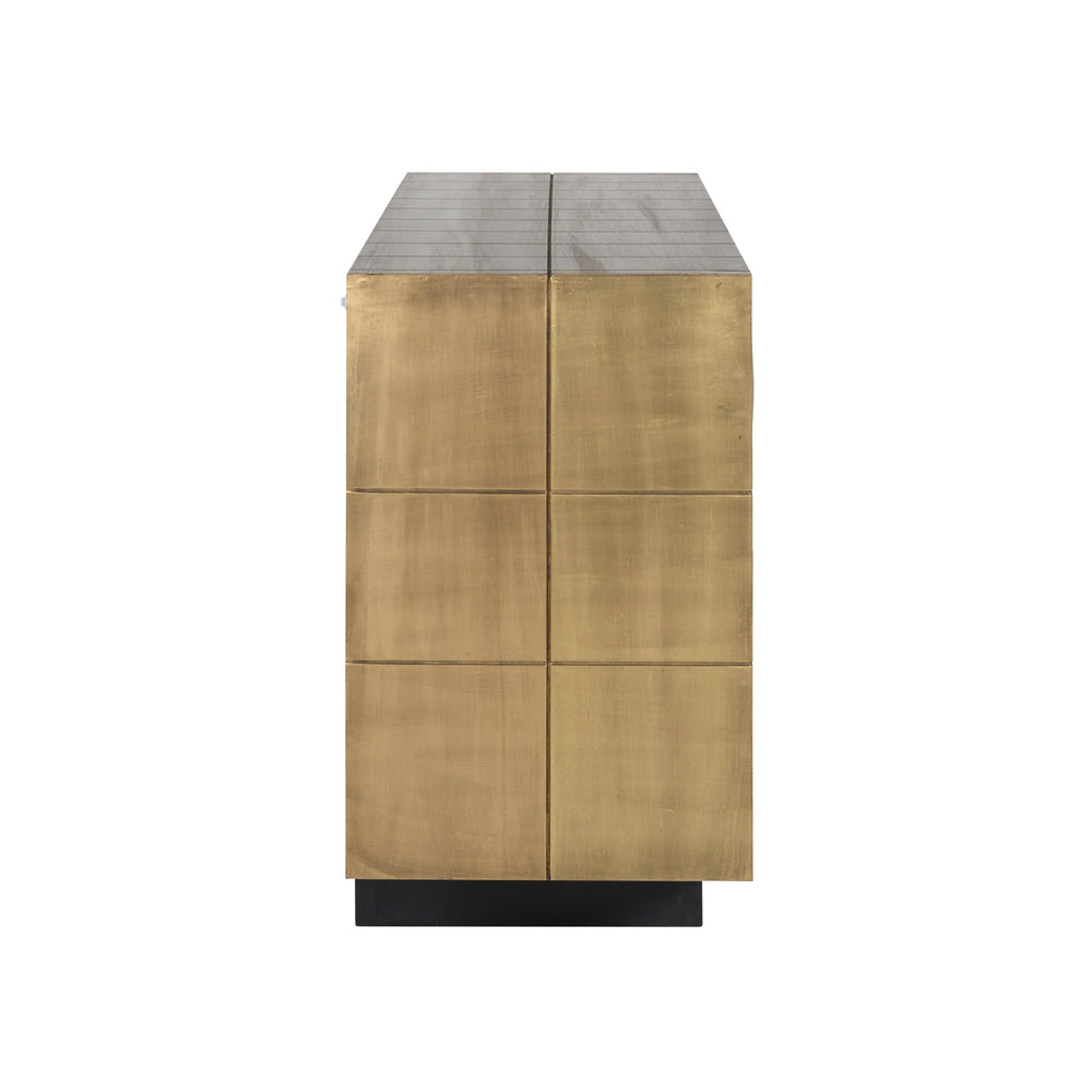 Richmond Dressoir Collada, geborsteld goudkleurig - productweergave | CéJor Wonen