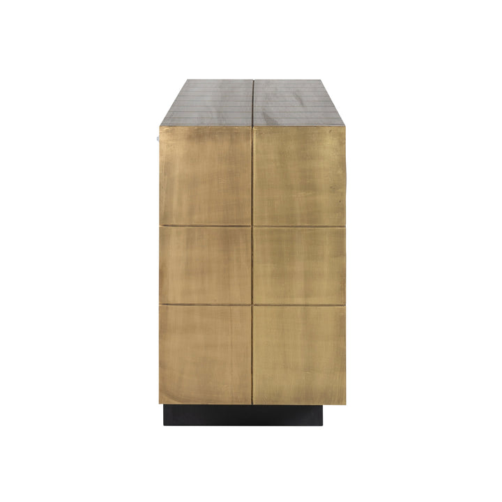 Richmond Dressoir Collada, geborsteld goudkleurig - productweergave | CéJor Wonen