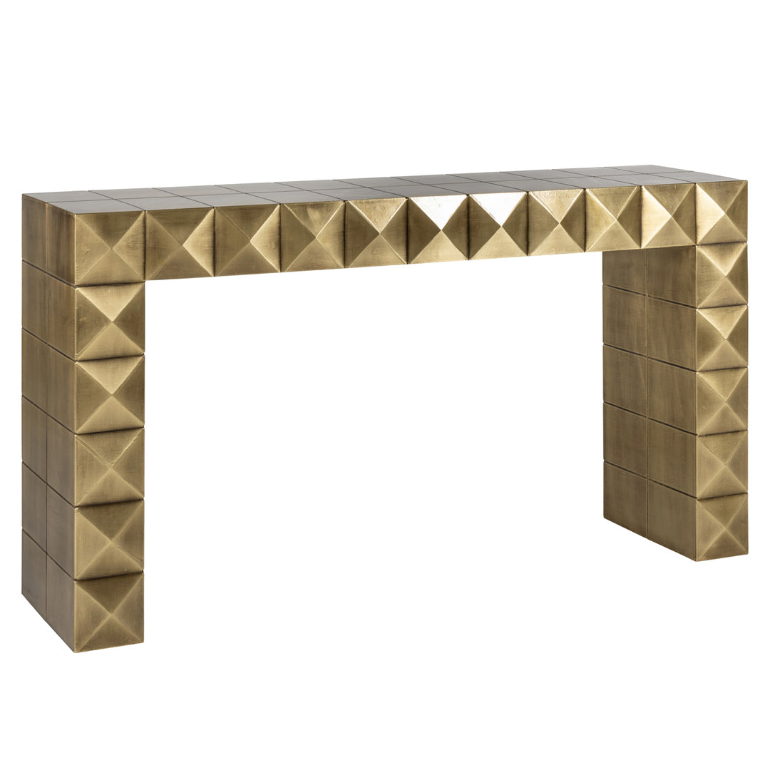Richmond Wandtafel Collada, geborsteld goudkleurig - productweergave | CéJor Wonen