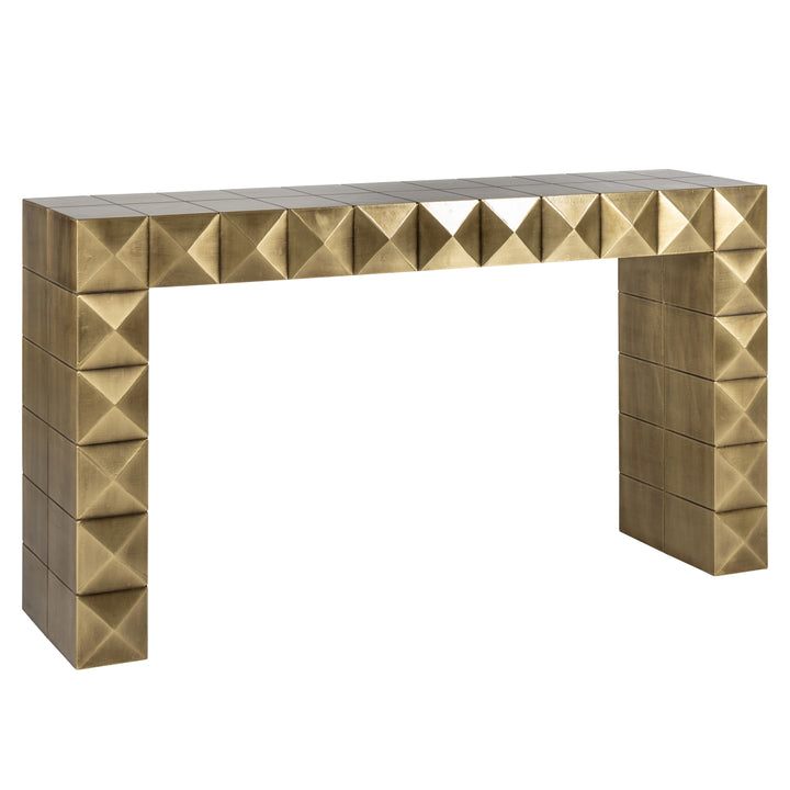 Richmond Wandtafel Collada, geborsteld goudkleurig - productweergave | CéJor Wonen