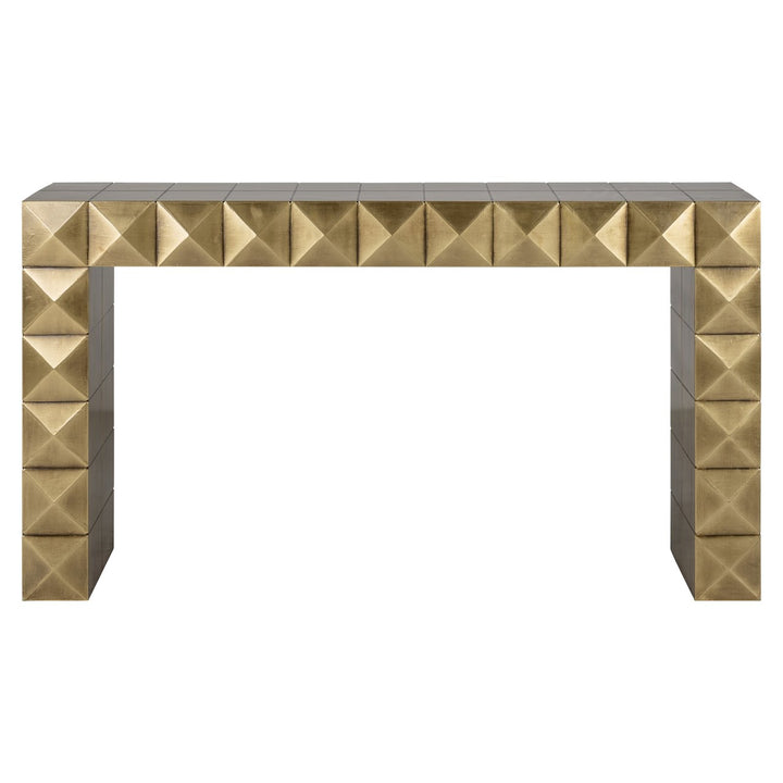 Console Collada brushed gold