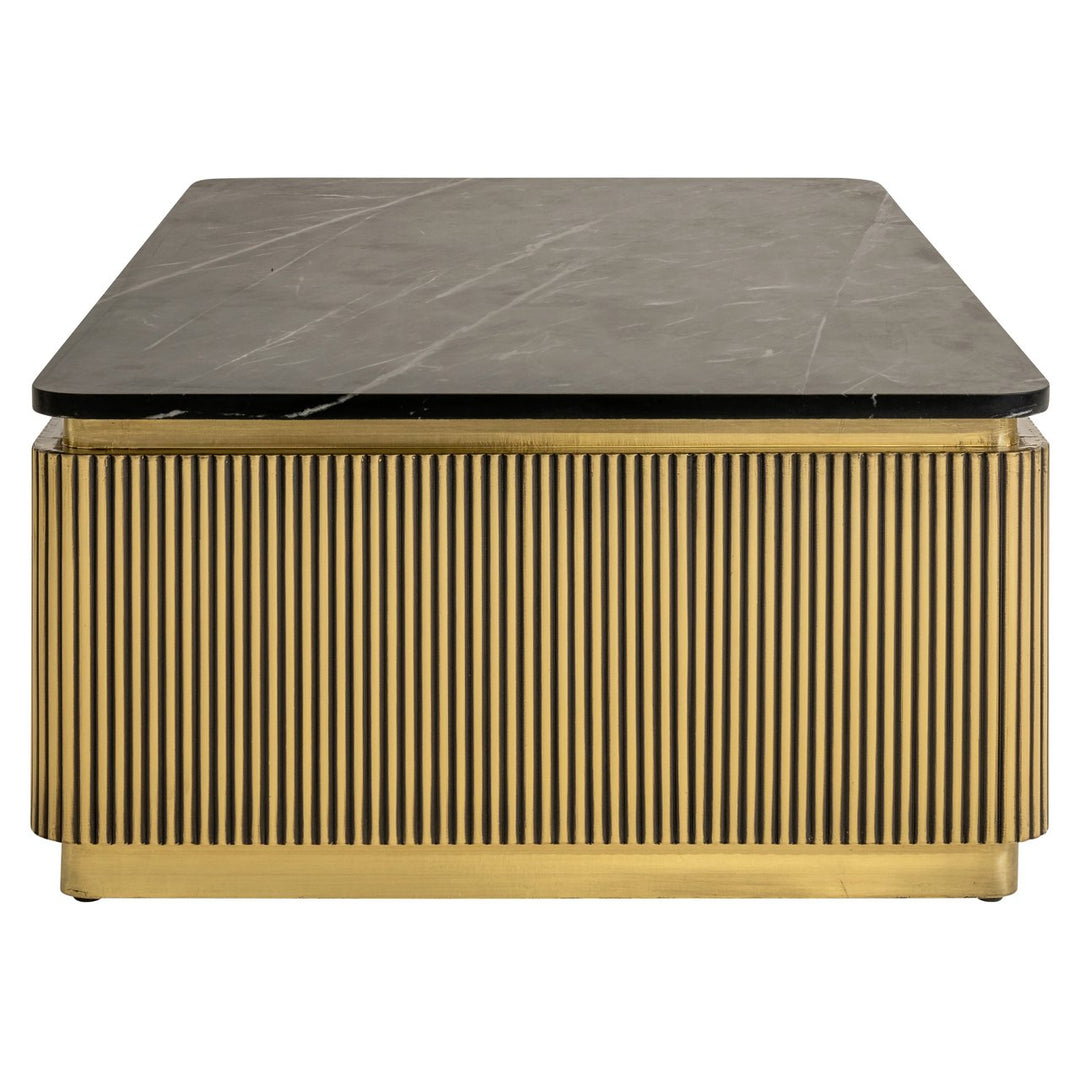 Ironville Gold-Couchtisch