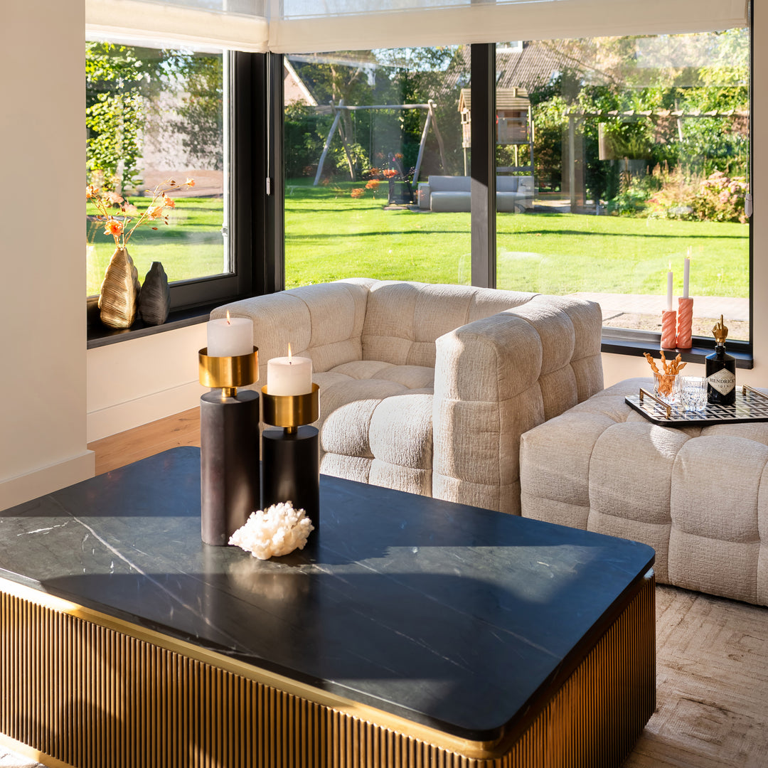 Ironville Gold-Couchtisch