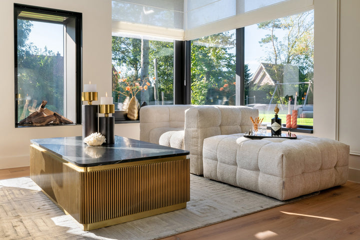 Ironville Gold-Couchtisch