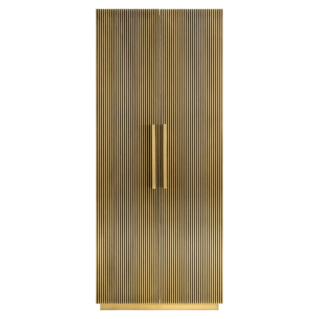 Ironville gold storage cabinet