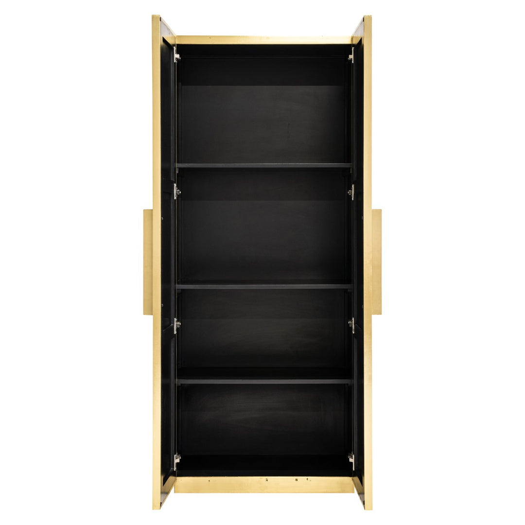 Ironville gold storage cabinet