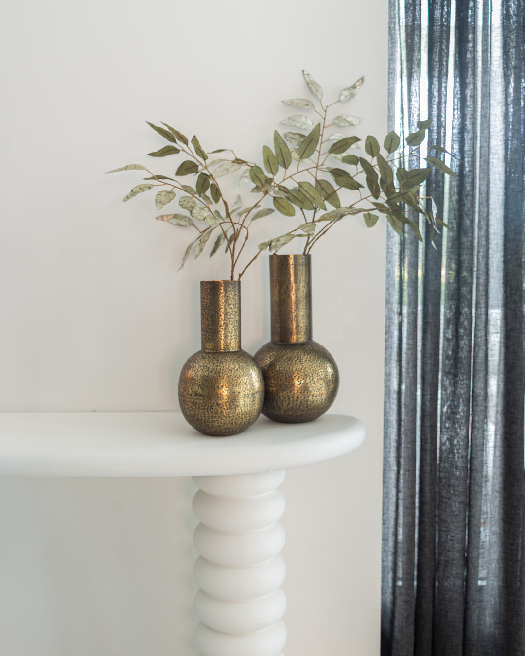 Console Bloomstone white 170