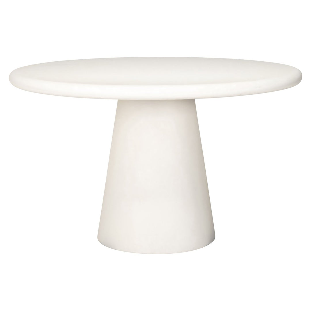 Bloomstone white dining table 130Ø