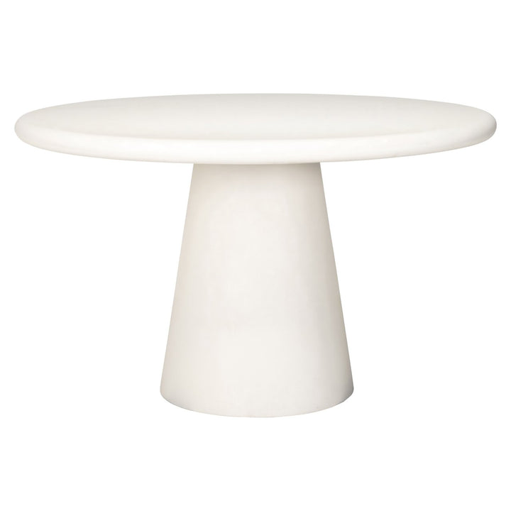 Bloomstone white dining table 130Ø