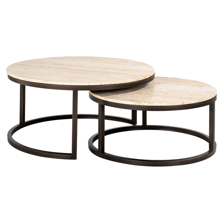 Avalon bronze coffee table (Set of 2)