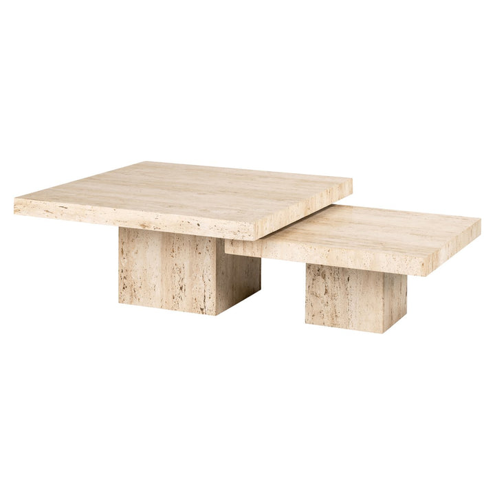 La Cantera beige coffee table (Set of 2)