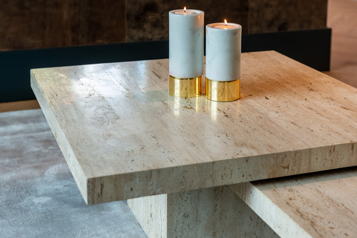 La Cantera beige coffee table (Set of 2)