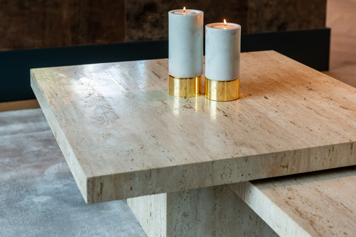 La Cantera beige coffee table (Set of 2)