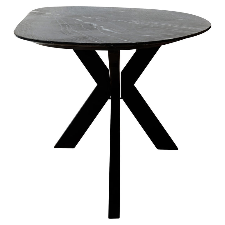 Trocadero black dining table