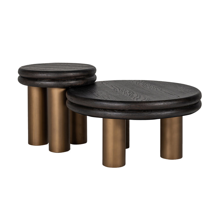 Salontafel Macaron black rustic