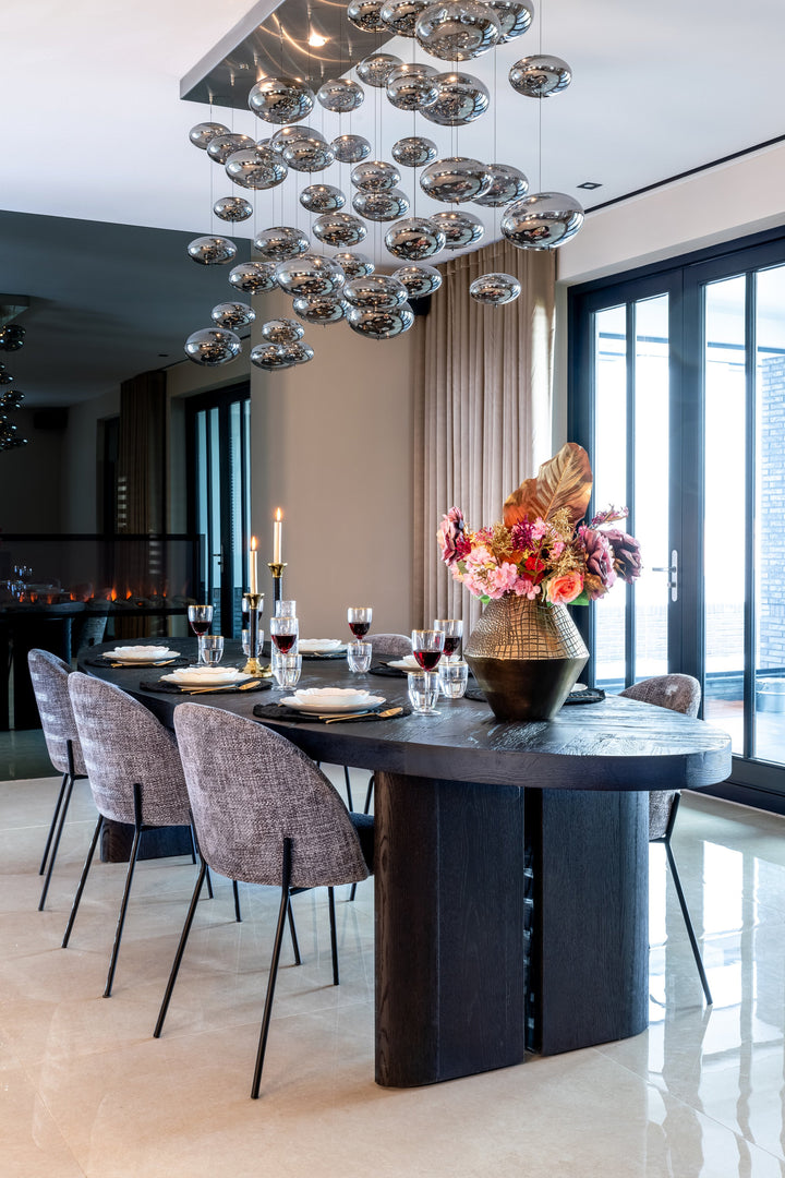 Dining table Lilly dark coffee 330
