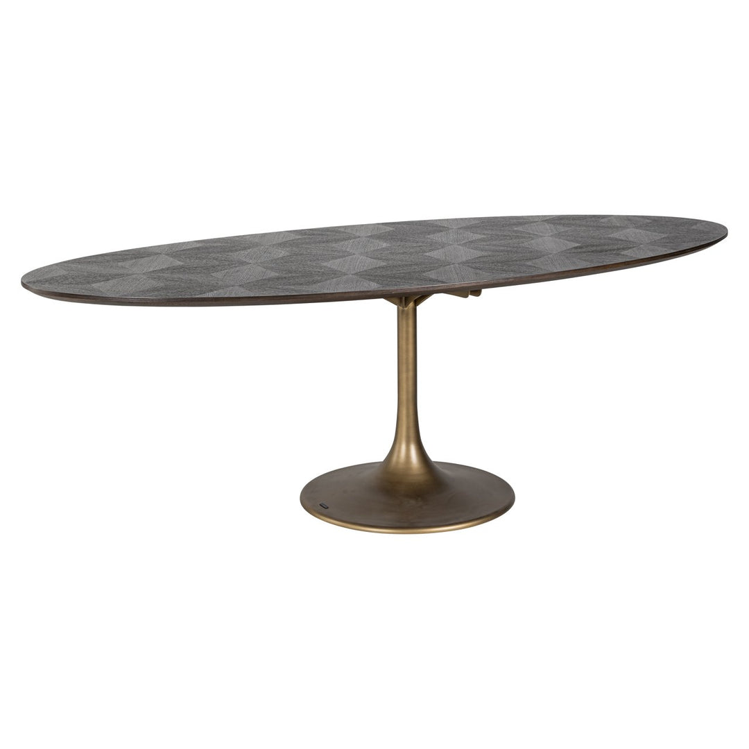 Dining table Luxor brown oval 230
