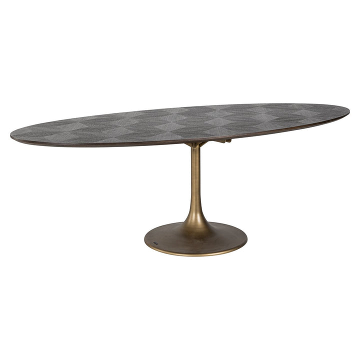 Dining table Luxor brown oval 230