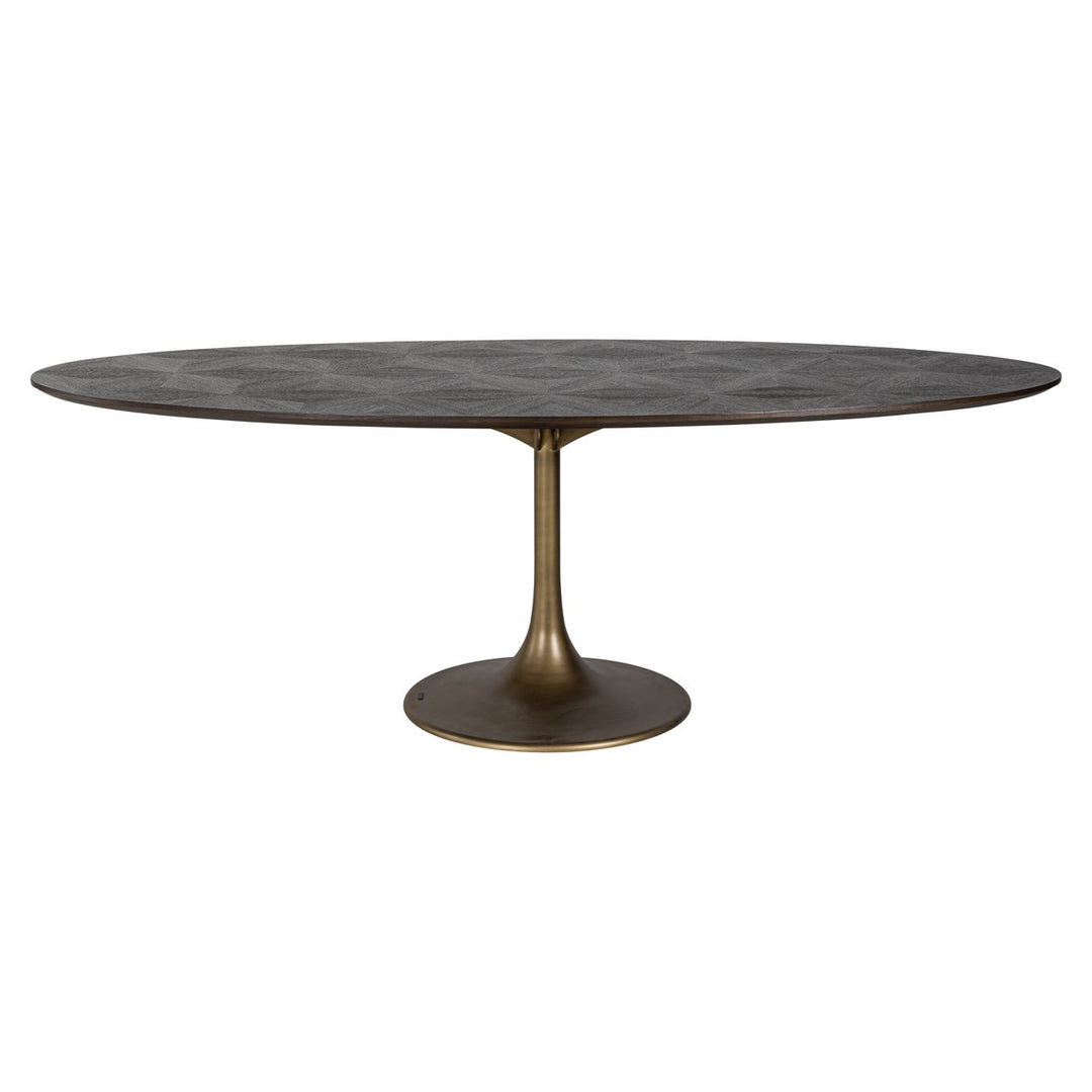 Dining table Luxor brown oval 230