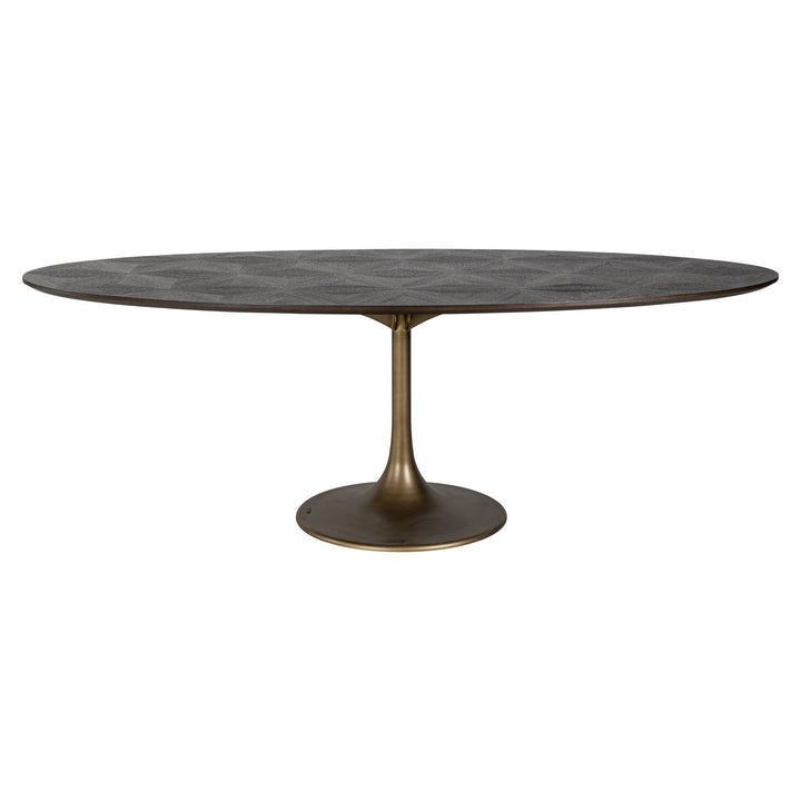 Dining table Luxor brown oval 230
