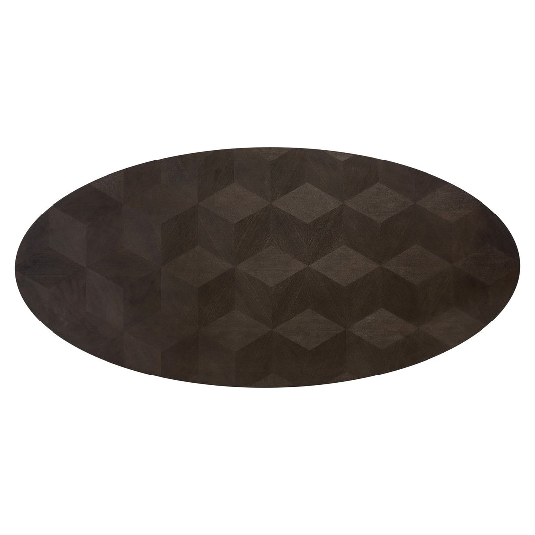 Dining table Luxor brown oval 230