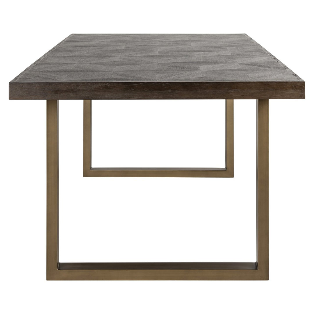 Dining table Luxor brown diamond 230