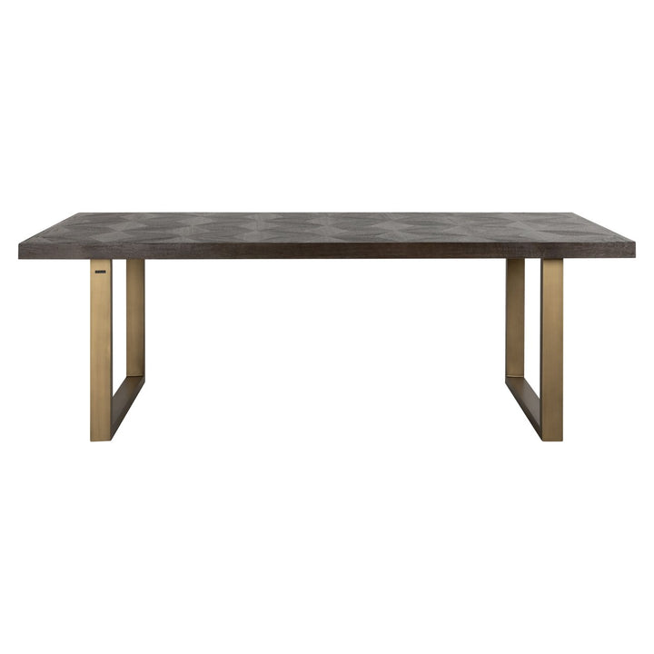 Dining table Luxor brown diamond 230