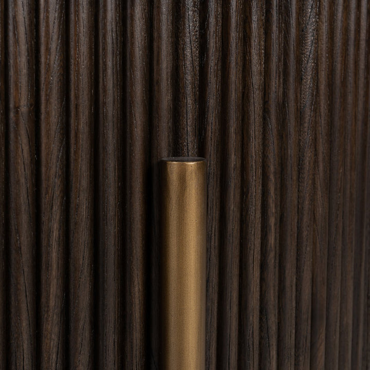 Luxor brauner Couchtisch 95Ø