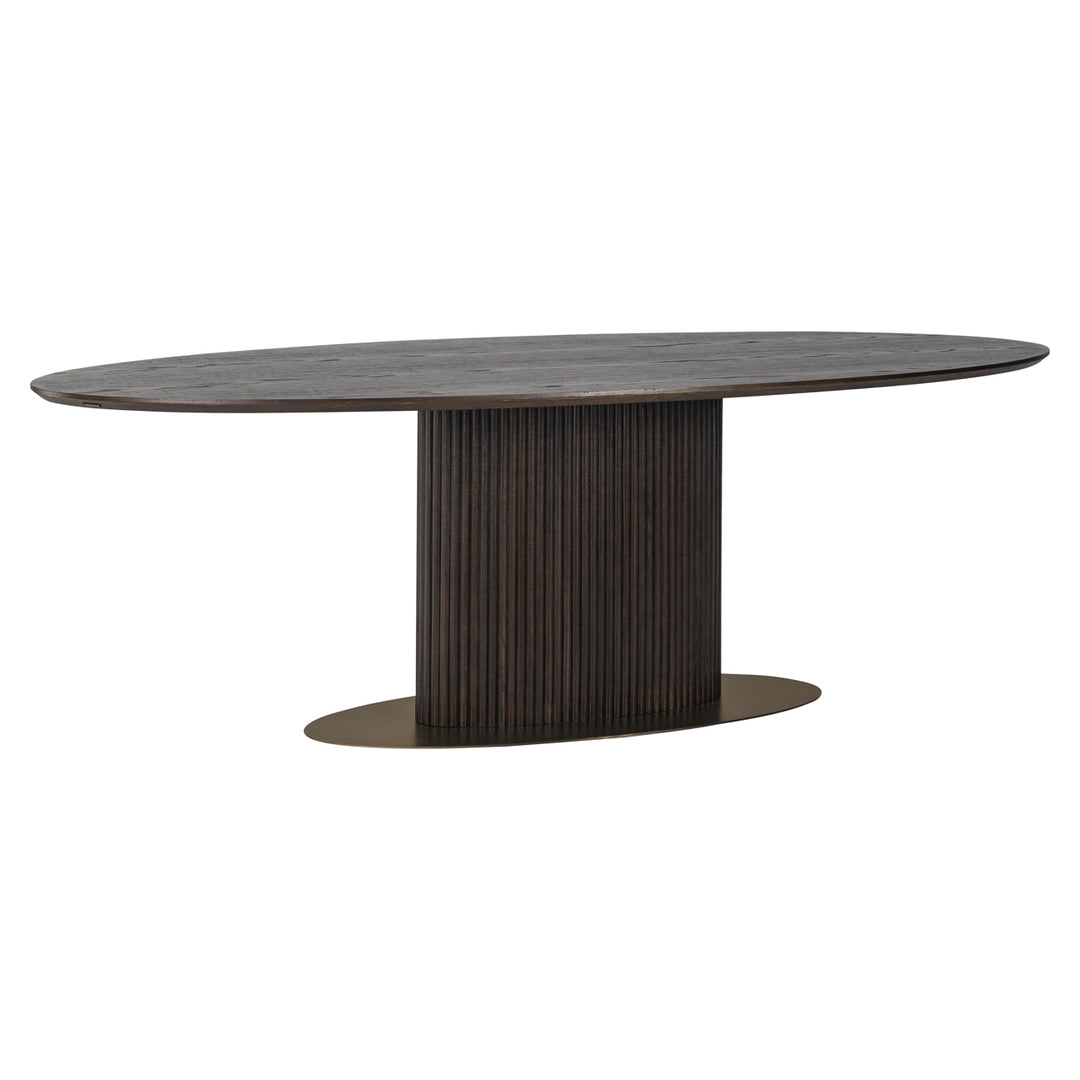 Richmond Eettafel Luxor Bruin Ovaal 235cm