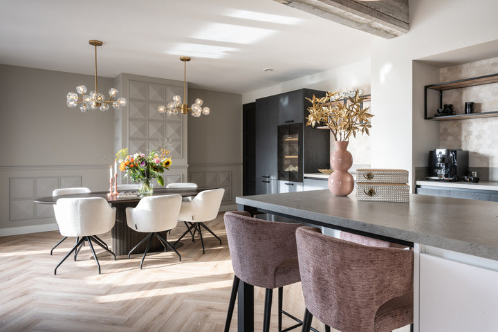 Eettafel Luxor brown oval 235