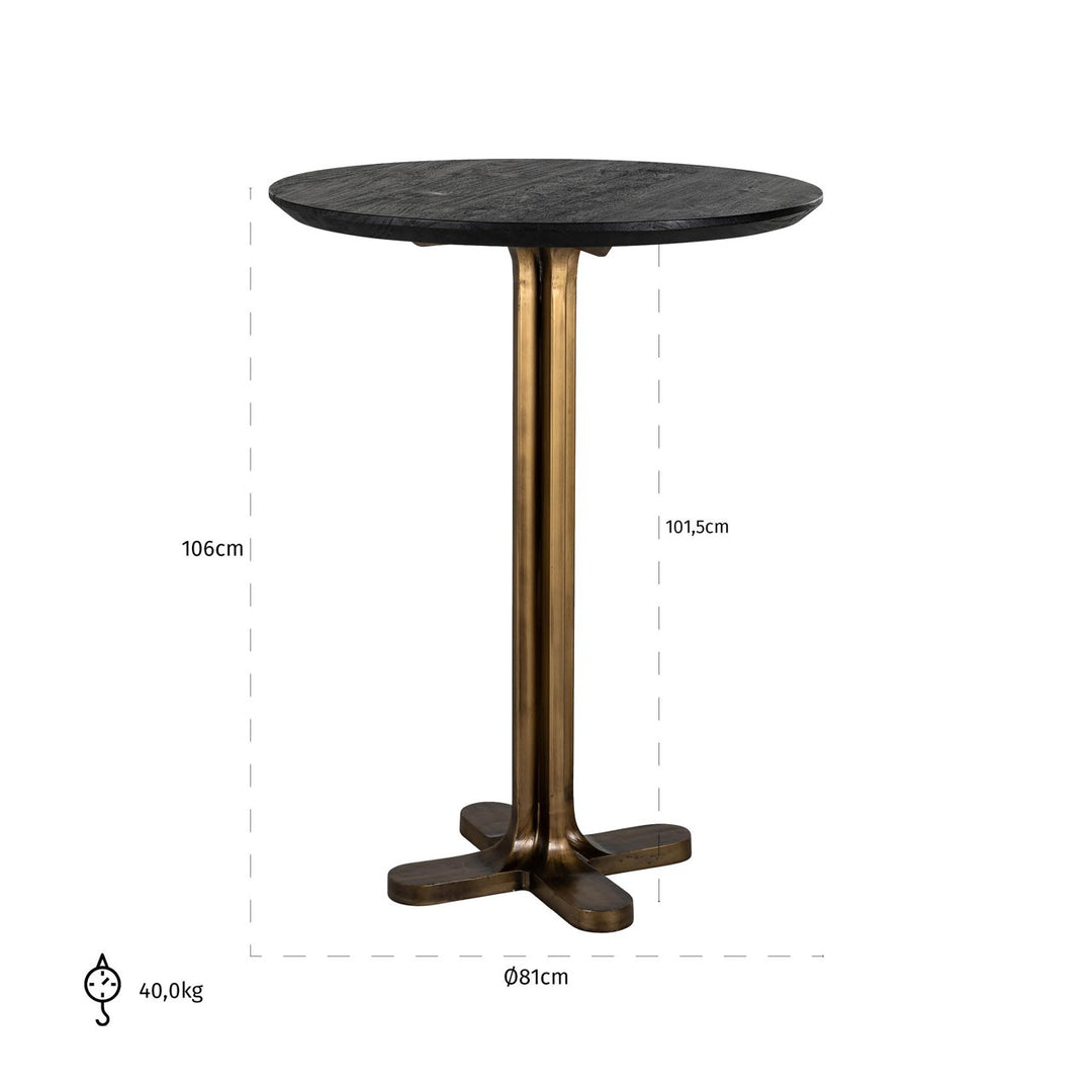 Bartisch Revelin schwarz/gold 81Ø