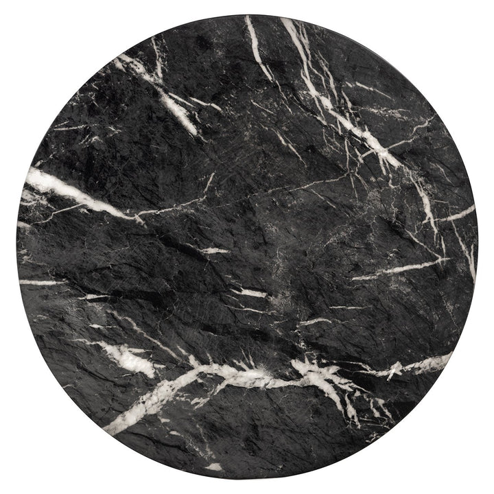 Side table Bosco faux black marble (Black)