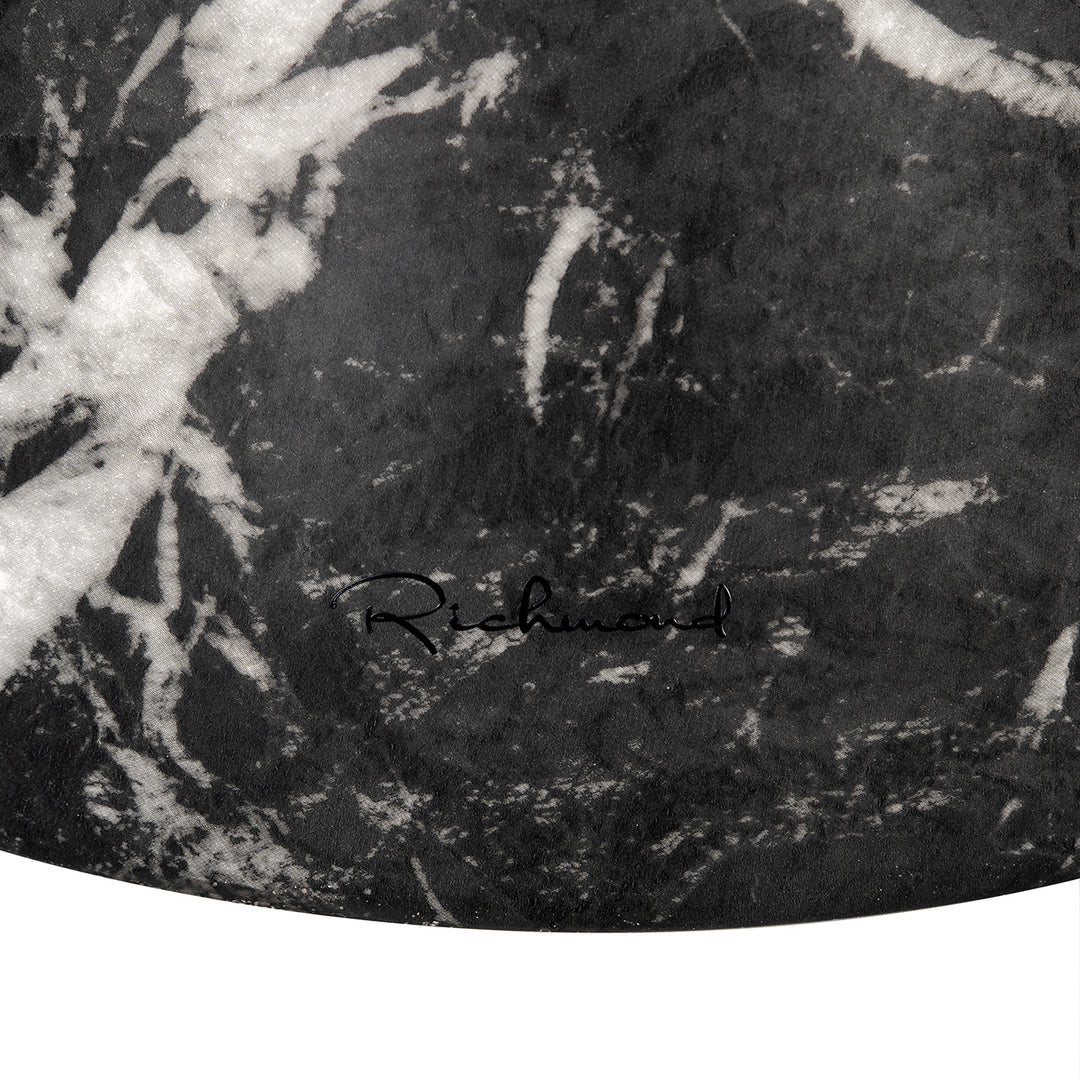 Side table Bosco faux black marble (Black)