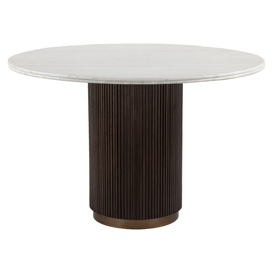 Richmond Eettafel Mayfield Ø 120 cm, bruin - productweergave | CéJor Wonen