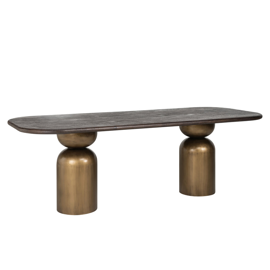 Richmond Eettafel Cavo 230 cm, bruin - productweergave | CéJor Wonen
