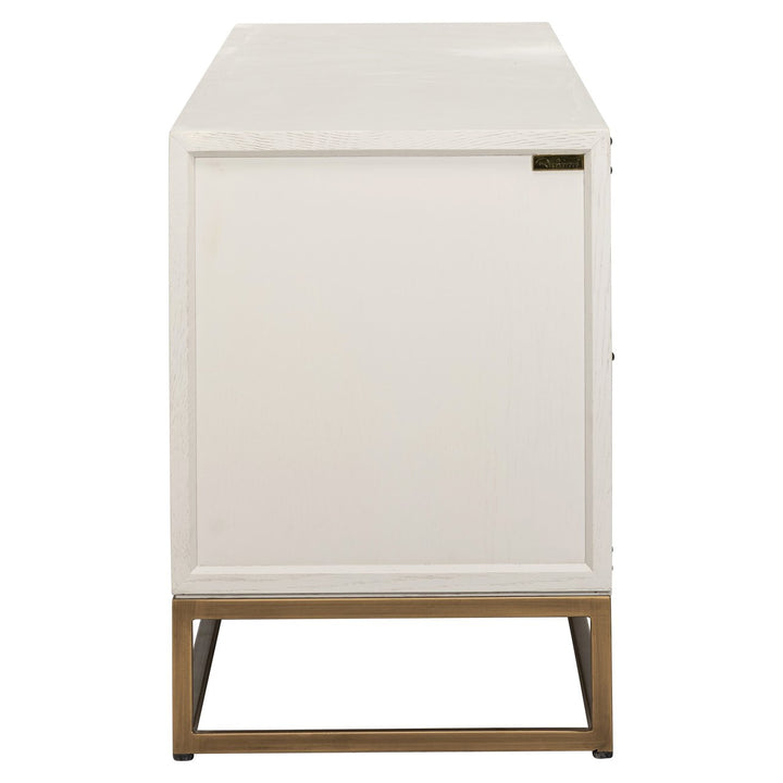 TV cabinet Whitebone brass verona gray 200