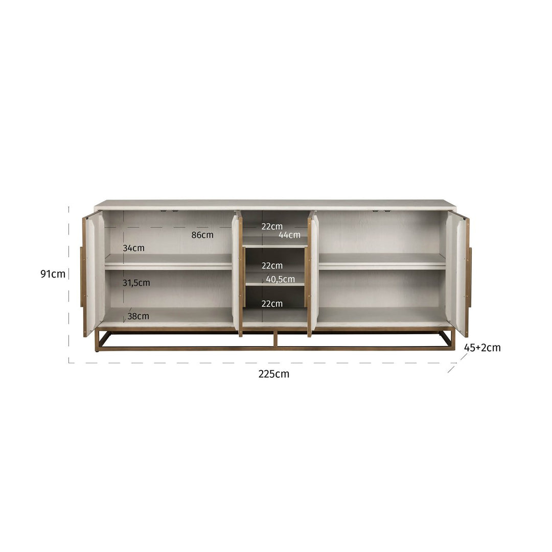 Dressoir Whitebone verona grey