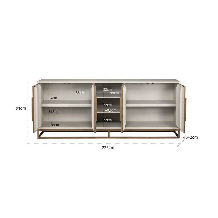 Dressoir Whitebone verona grey