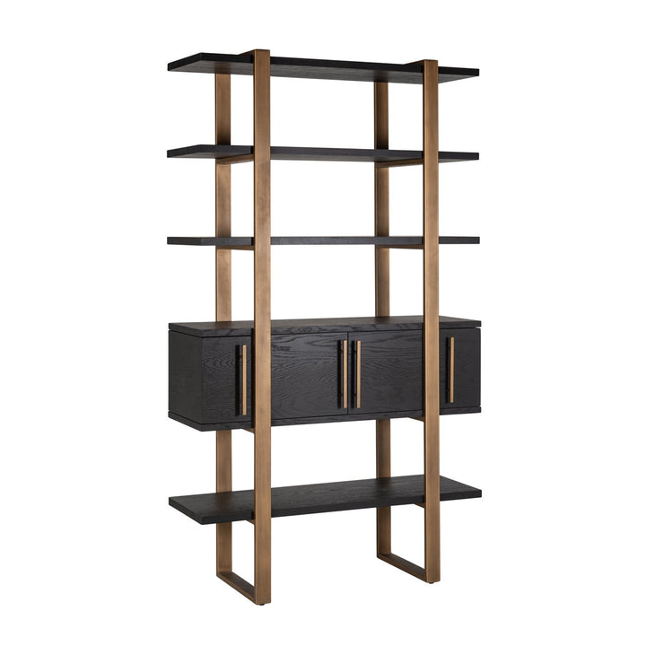 Cambon dark coffee wall cabinet
