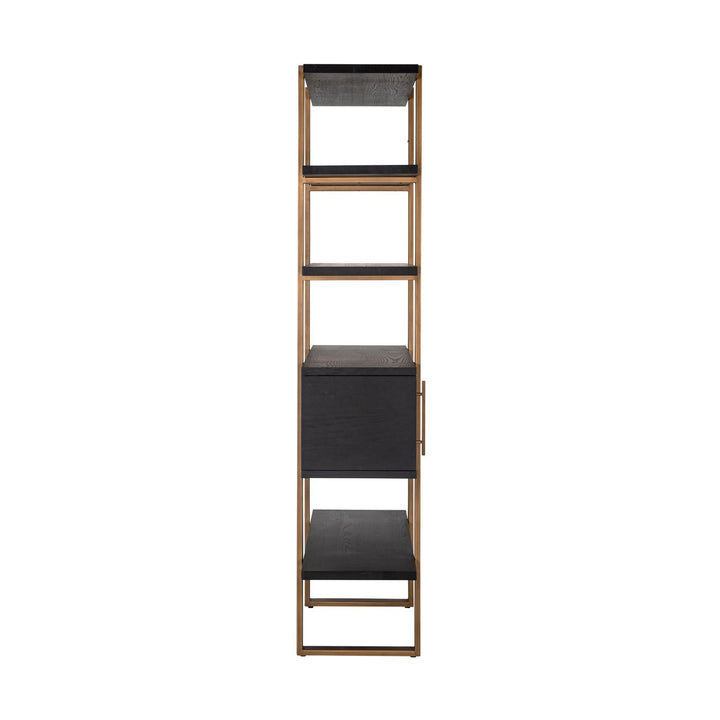 Cambon dark coffee wall cabinet