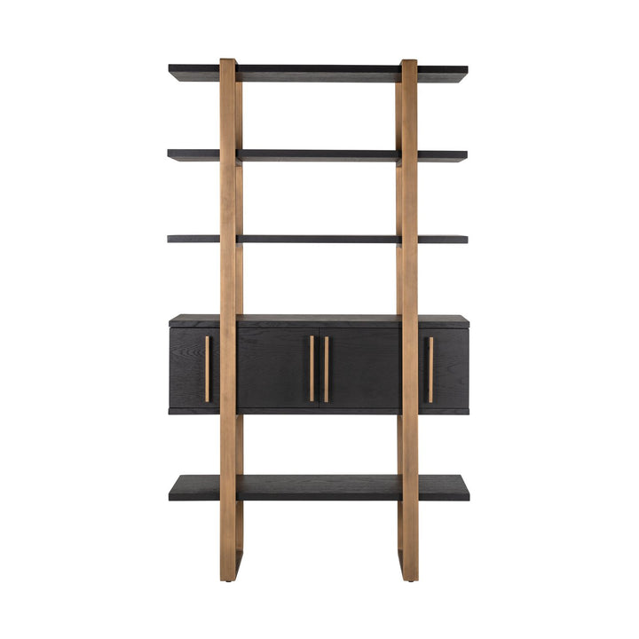 Cambon dark coffee wall cabinet